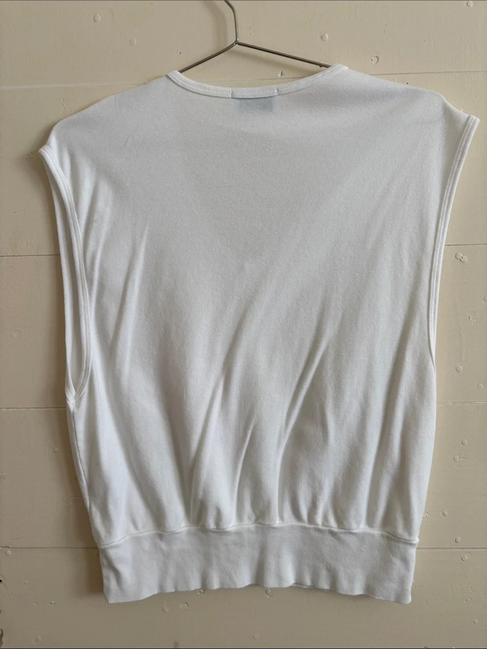 Gil Rodriguez Billie Oversized Vest - White - S